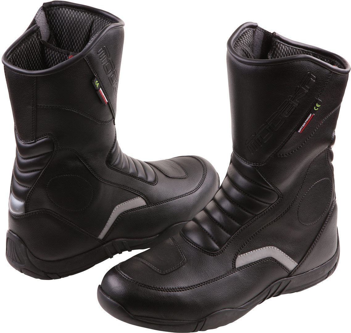 Modeka Blaker Motorradstiefel, schwarz, Gre 43, schwarz, Gre 43