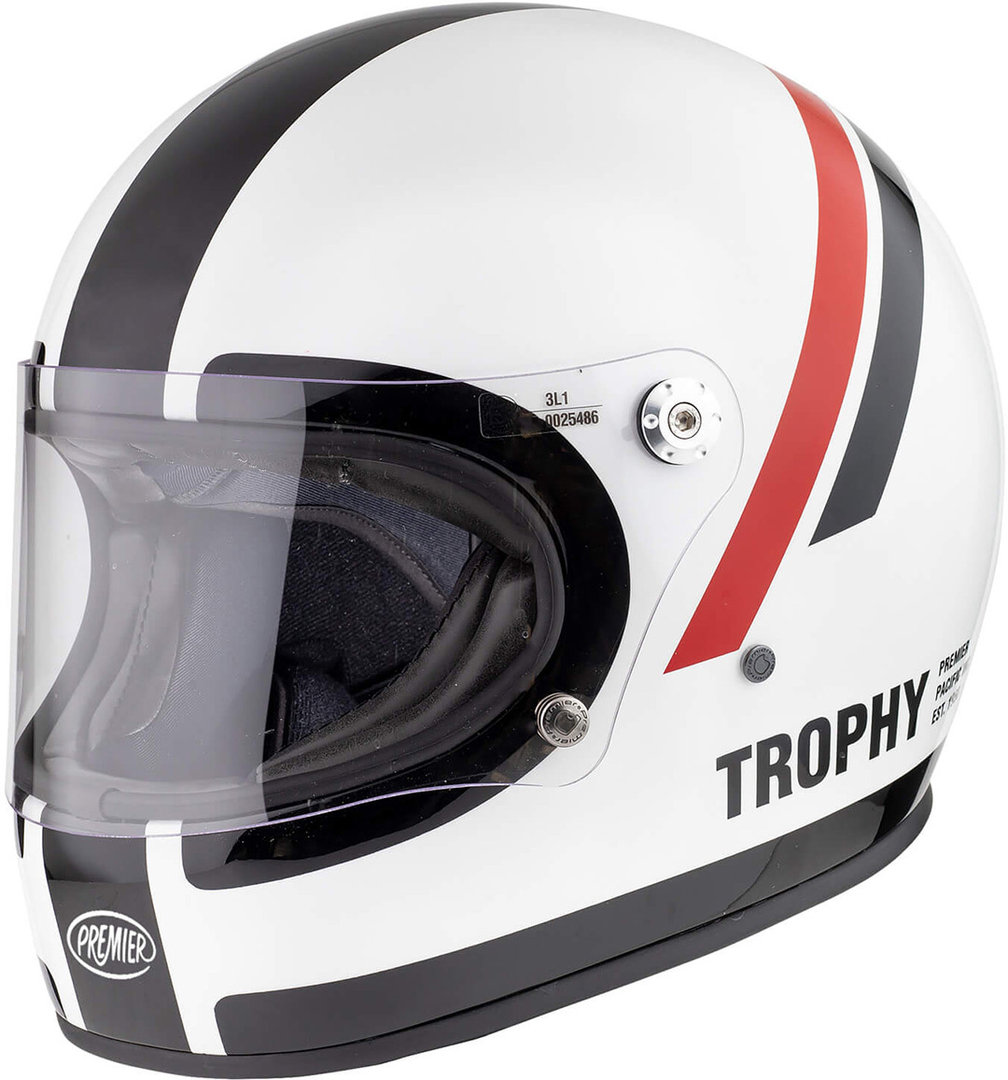 Premier Trophy DO 8 Helm, schwarz-weiss-rot, Gre XS, schwarz-weiss-rot, Gre XS