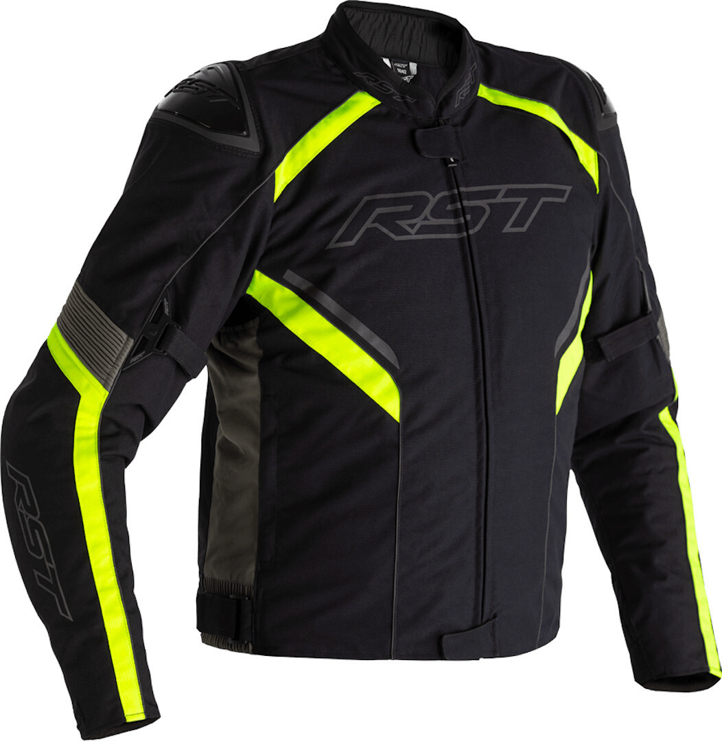 RST Sabre Airbag Motorrad Textiljacke, schwarz-grau-gelb, Gre 50, schwarz-grau-gelb, Gre 50