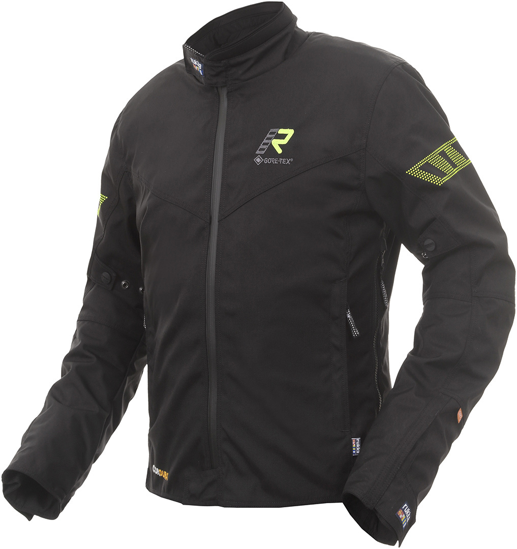 Rukka Start-R Motorrad Textiljacke, schwarz-gelb, Gre 52, schwarz-gelb, Gre 52