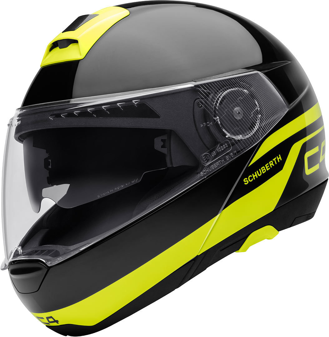 Schuberth C4 Pulse Klapphelm, schwarz-gelb, Gre XS, schwarz-gelb, Gre XS