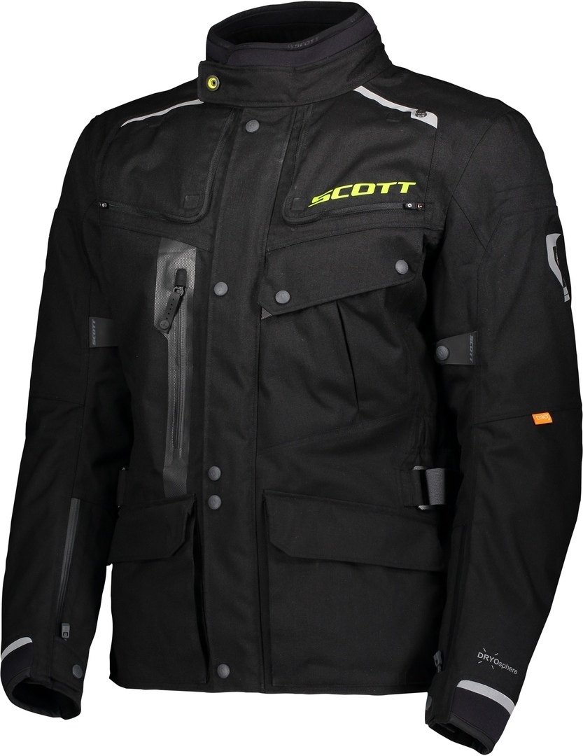 Scott Voyager Dryo Motorrad Textiljacke, schwarz, Gre L, schwarz, Gre L