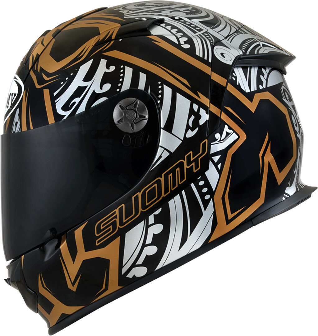 Suomy SR-Sport Crossbones Helm, schwarz-gold, Gre S, schwarz-gold, Gre S